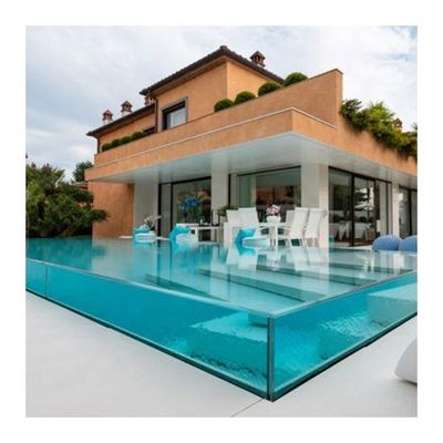 Matériau de lucite 100% pur PMMA AUPOOL Glace de piscine avec panneau acrylique