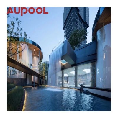 Panneau acrylique coulé de 30 mm à 950 mm d'épaisseur pour piscine extérieure Cascade de cascade