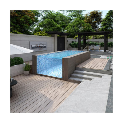 Villa acrylique piscine de 6 pieds de profondeur Balboa contrôlée rectangulaire au-dessus du sol piscine
