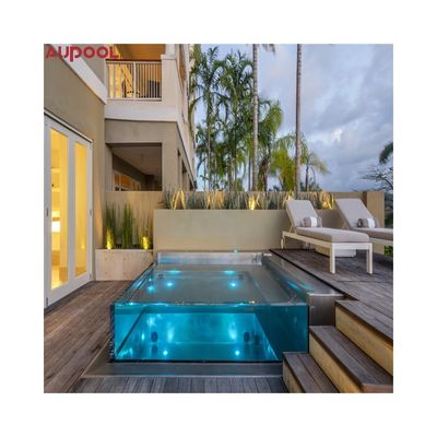 Améliorez votre espace extérieur avec AUPOOL High Fashion Clear Thick Acrylic Swimming Pool