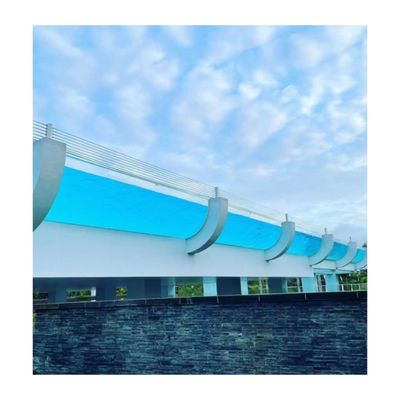 Une piscine en acrylique de 12m Un ajout luxueux à l'hôtel Aupool Spectacular Rooftop