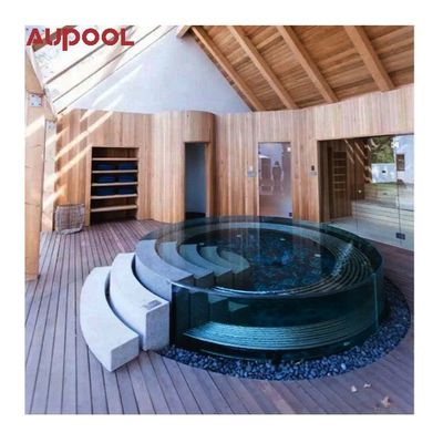 Plaque de verre acrylique transparente de luxe durable pour piscines et aquariums de poissons