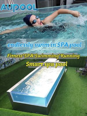 100% de PMMA vierge importé acrylique infinie piscine conteneur d'expédition