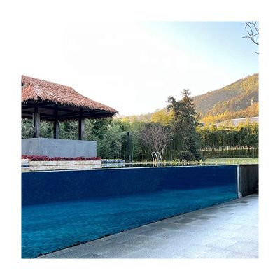 Piscine extérieure infini en fibre de verre Lucite Densité acrylique 1,2 g/cm3
