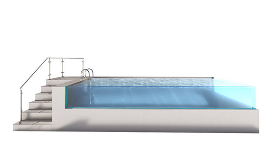 Piscine d'entraînement Piscine sans fin Container d'expédition Piscine de natation Spa Piscines Piscine en acier inoxydable