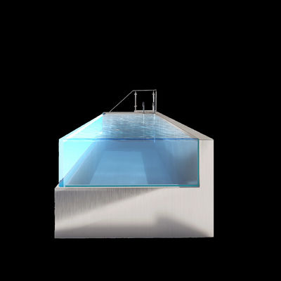 Piscine d'entraînement Piscine sans fin Container d'expédition Piscine de natation Spa Piscines Piscine en acier inoxydable