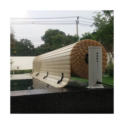 Couverture de piscine bleu/ivoire transparente avec certifications CE et matériaux d'OEM