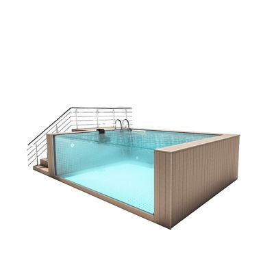 Piscine à température constante transparente pour ménage pour gymnases et autres formats