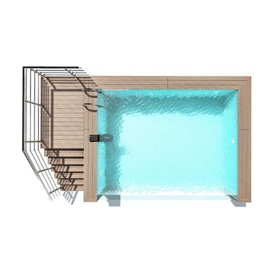 Piscine à température constante transparente pour ménage pour gymnases et autres formats