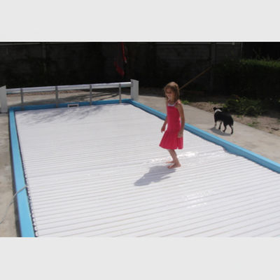 Couverture automatique de piscine équipement de piscine avec certifications CE PC avec UV stable