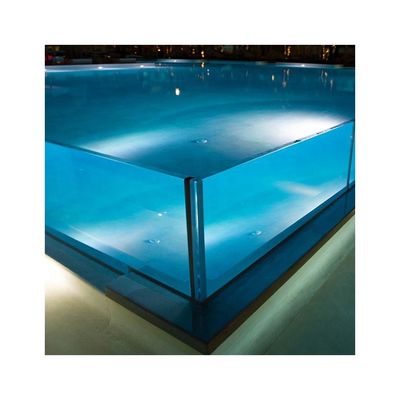 Conception de piscine d'eau acrylique de 30 mm à 950 mm avec processus de polymérisation à température constante sèche