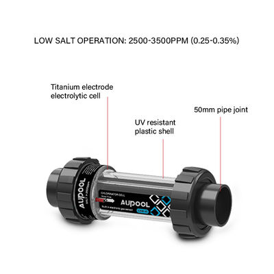 120-360 ml/h Sod.Hypo.Équivalent Chlorateur d'électrolyse d'eau salée pour piscine