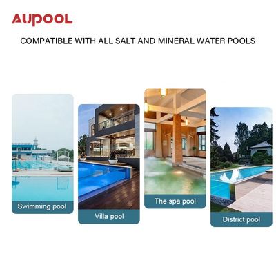 Générateur de chlore de sortie de sel de 15 à 45 g AUPOOL 2 en 1 pour piscine publique