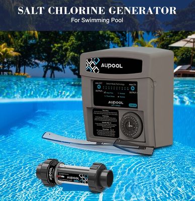 Générateur de chlore de sortie de sel de 15 à 45 g AUPOOL 2 en 1 pour piscine publique