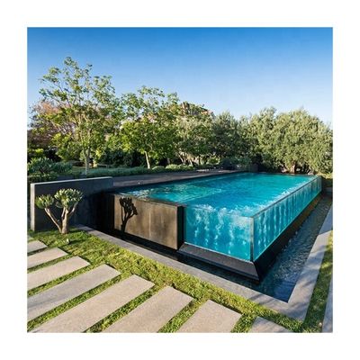 Conception de piscine acrylique basée sur la demande du client pour la décoration de la piscine intérieure de Country Estate