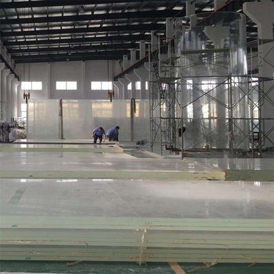 Processus de polymérisation à température constante à sec verre de piscine sans fin pour piscines