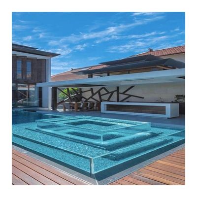 Panneaux de clôture de piscine en plexiglas acrylique pour enceinte de piscine résistante à la pression