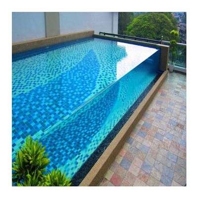 Panneaux de clôture de piscine en plexiglas acrylique pour enceinte de piscine résistante à la pression