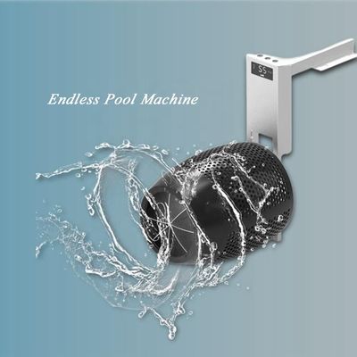 Entraînement de natation avec la machine de piscine à jet d'eau AUPOOL