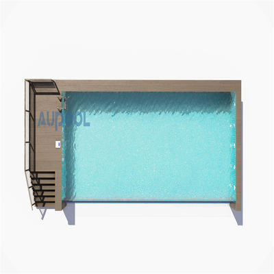 Plaque acrylique de piscine extérieure avec flexibilité de taille personnalisée
