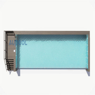 Piscine acrylique transparente supérieure pour hôtels gymnases écoles et sanatoriums