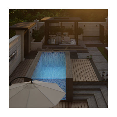Épaisseur de la piscine Panneaux acryliques Densité 1,20 g/cm3 Épaisseur 30 mm-950 mm Infractible