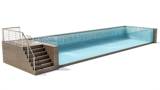 Une piscine transparente pour hôtels, écoles, sanatoriums et gymnases