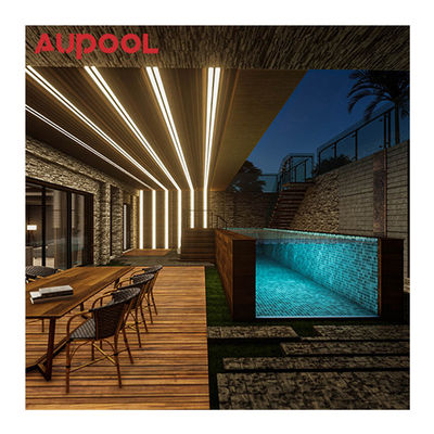 Paroi de piscine acrylique de 100 mm d'épaisseur avec technologie de polymérisation thermostatique sèche