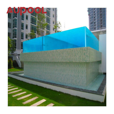 Panneau acrylique PMMA 100% importé pour piscine extérieure de design moderne