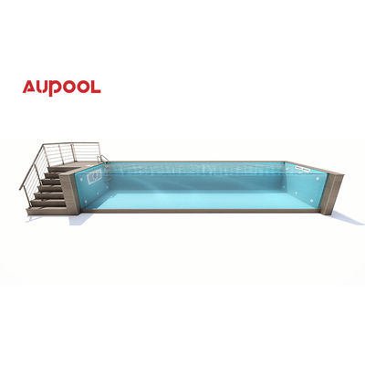 L'eau claire L'esprit clair Prefabriqué 20Ft 40Ft Container d'expédition Piscine avec coupe