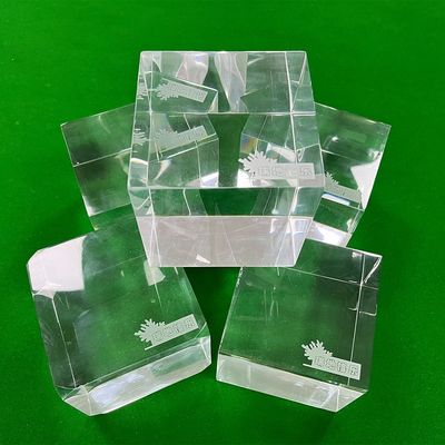 Panneau de piscine en verre acrylique transparent de 100 mm en feuille acrylique coulée de forme ovale