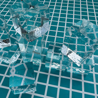 Piscine acrylique transparente Panneaux d'échantillonnage transparents pour piscines extérieures de villas