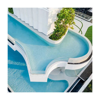 Piscine Aupool Panneau PMMA transparent transparent au-dessus du sol Piscine extérieure acrylique