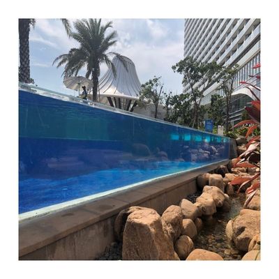 Avantage avantageux supérieur piscine acrylique 50-700mm Parement de piscine à l'infini clair