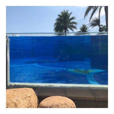 Avantage avantageux supérieur piscine acrylique 50-700mm Parement de piscine à l'infini clair