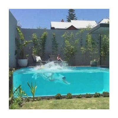 Villa arrière-cour personnalisé extérieur grande taille piscine acrylique avec feuille de panneau