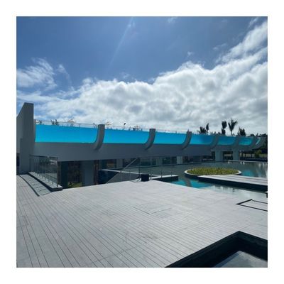 Facile d'installation AUPOOL 50 mm transparente épaisse feuille de verre acrylique pour la taille personnalisée piscine
