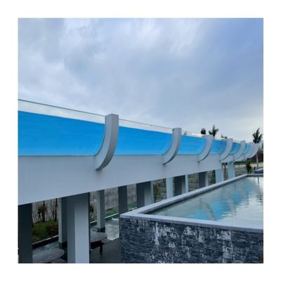 Facile d'installation AUPOOL 50 mm transparente épaisse feuille de verre acrylique pour la taille personnalisée piscine