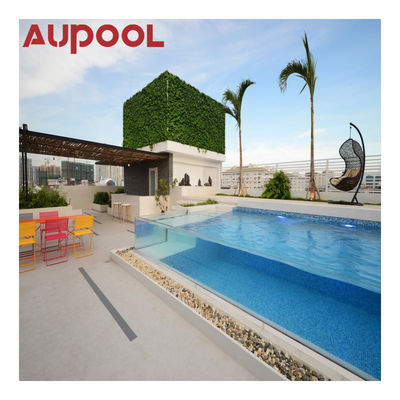 Couverture de piscine à distance en verre acrylique transparent pour piscines inter-montagnes