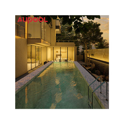 Villa de piscine portable avec des matériaux PMMA et une excellente résistance aux intempéries