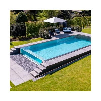 Haute transmission lumineuse 95% PMMA Matériaux arrière-cour Acrylique sur le sol Piscines