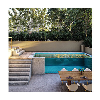 Piscine extérieure avec panneau acrylique super clair pour piscine de luxe