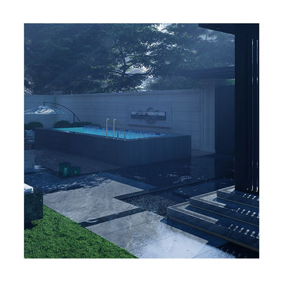 Piscine extérieure avec panneau acrylique super clair pour piscine de luxe