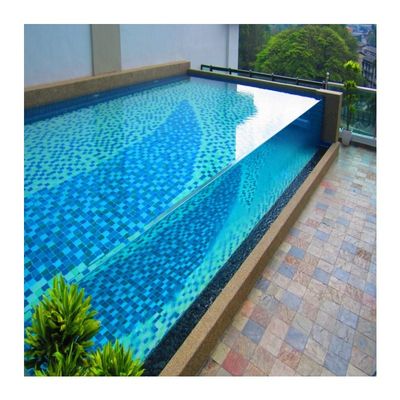 Piscine en verre en fibre de verre, bassin à ongles, Intex, piscine en polyester bleu cristallin