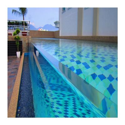 Piscine en verre en fibre de verre, bassin à ongles, Intex, piscine en polyester bleu cristallin