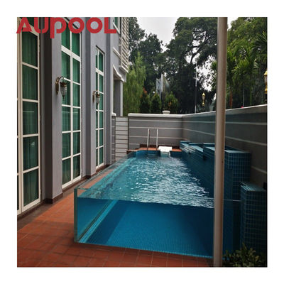 Design moderne piscine acrylique piscines extérieures 100% Lucite