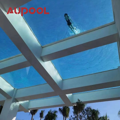 Design moderne piscine acrylique piscines extérieures 100% Lucite