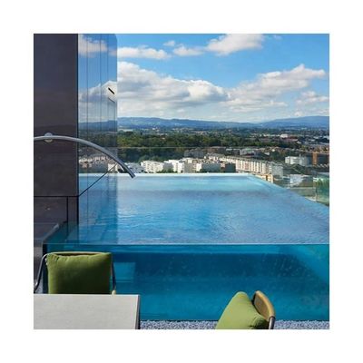 Piscine en acrylique Piscine infinie intérieure pour les loisirs de groupe portables