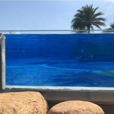 Transmission de haute luminosité de diaphaneité Université personnalisée au-dessus de la piscine au sol