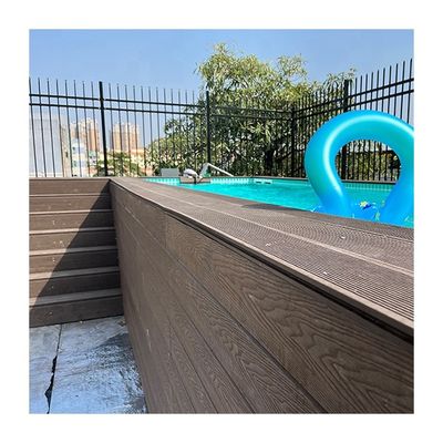 Pompes de filtrage de piscine préfabriquées avec panneau acrylique de 100 mm au-dessus du sol